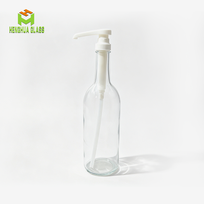 750ml Pump-Dispensing Glass Bottle